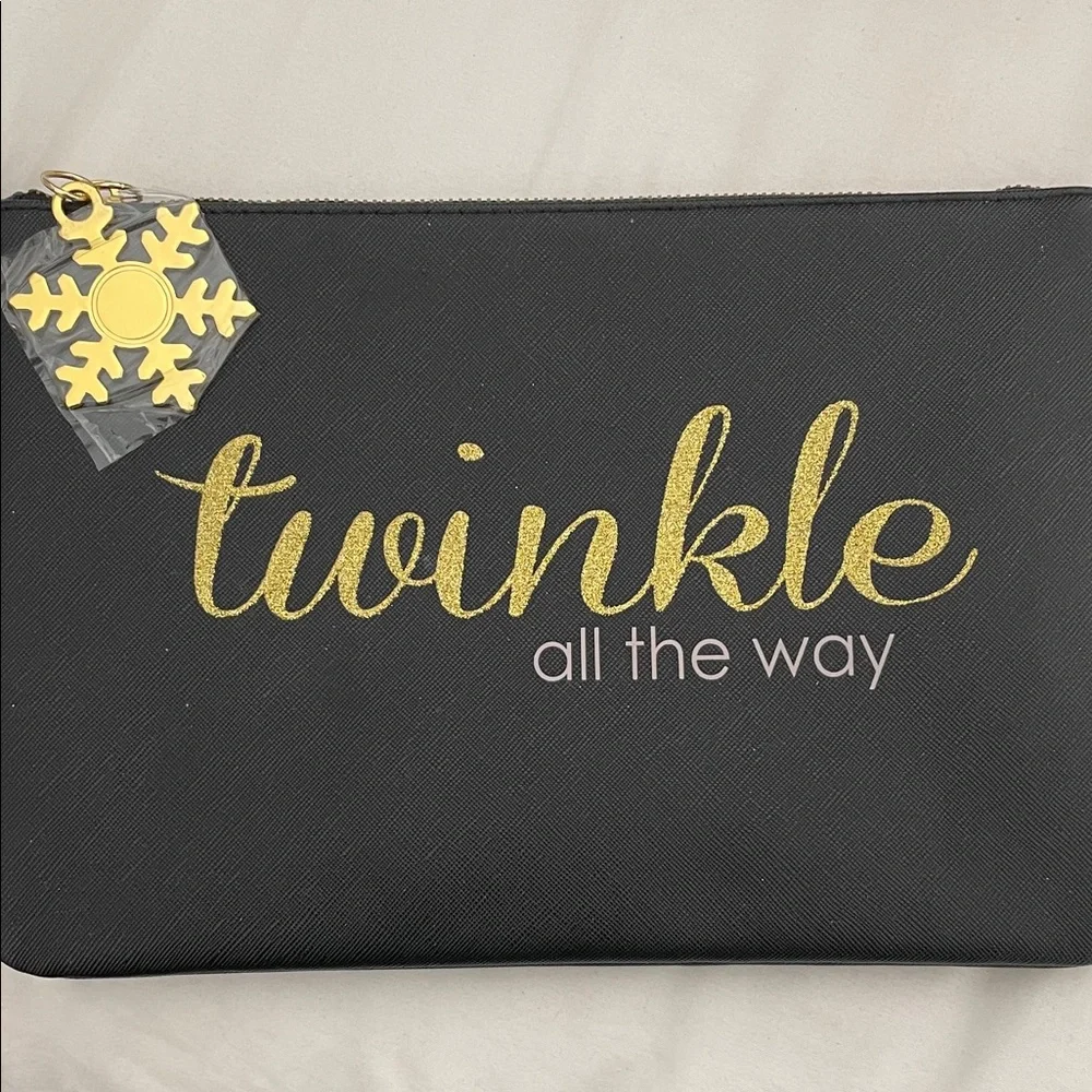 Twinkle All the Way Black and Gold bag